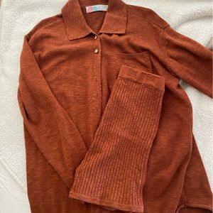 Free People Zuma Sweater Set - Rust